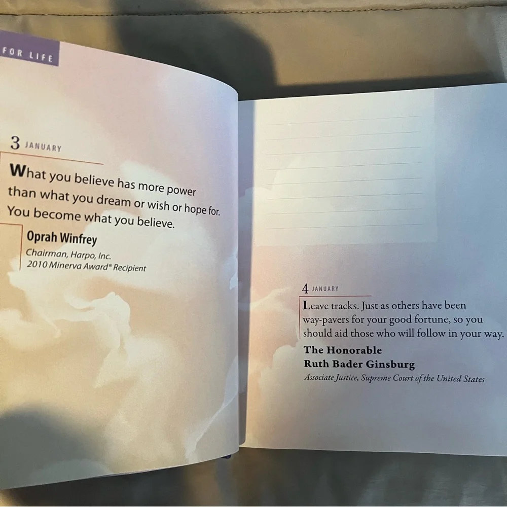 Tips For Life Book 365 Quotes For The Year From The Most Powerful Women On Earth